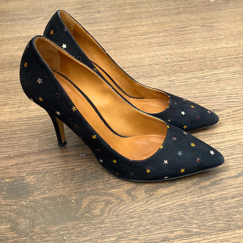 Isabel Marant black suede pumps